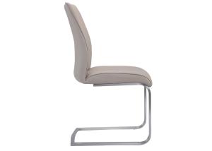 China PU leather 14.3KGS 60cm 99cm Stainless Steel Dining Chair wholesale