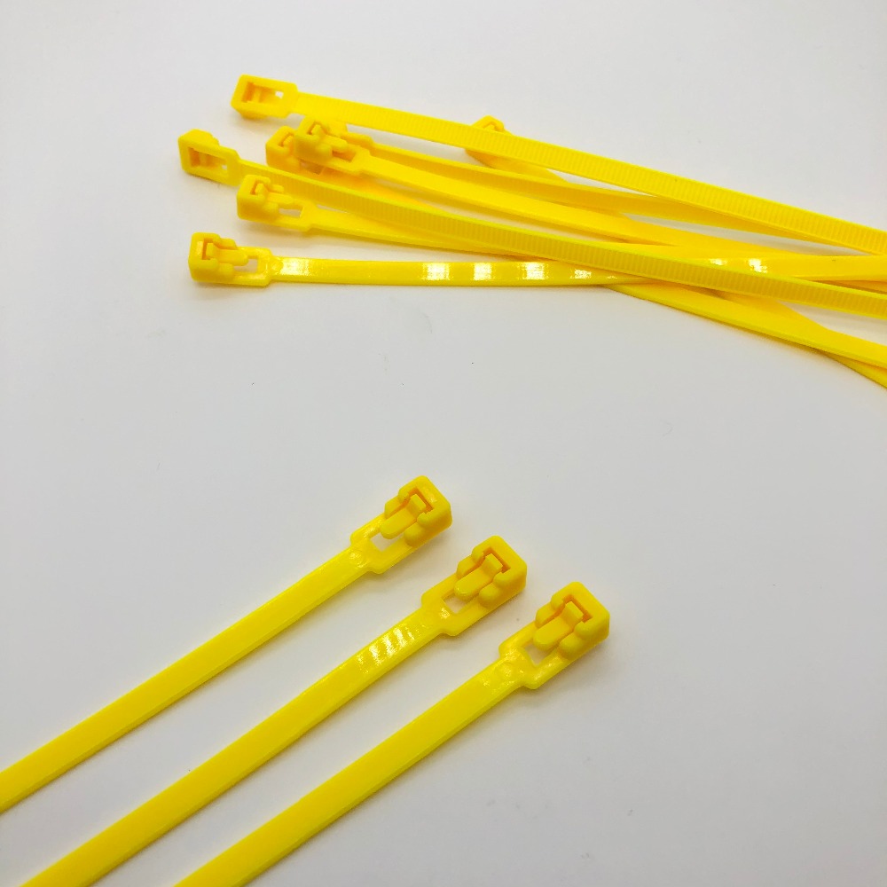 Releasable Quick Release Cable Ties Colorful Reusable 5*200MM