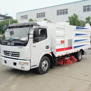 China DONGFENG 8cbm Street Sweeping Truck , Street Sweeper Vehicle 4x2 120hp wholesale