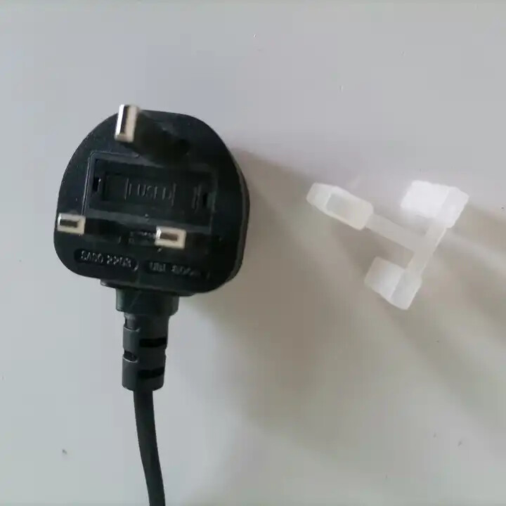 XianDa Swivel Ac UK 2 Pin Plug To IEC C7 Connector Euro plug Power Cable Electrical Extension Cord AC UK Power Cord