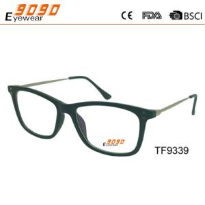China New arrival and hot sale of TR90 Optical frames,metal temple,suitable for women and men wholesale