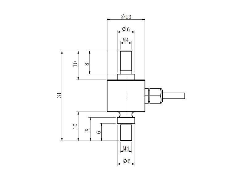 1100 Ohms Tension Compression Load Cell