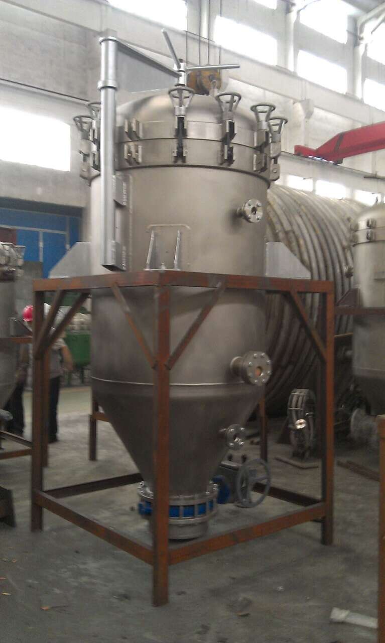 Vertical Type Pressure Leaf Filter , Industrial Filtration Systems For Oil Processing