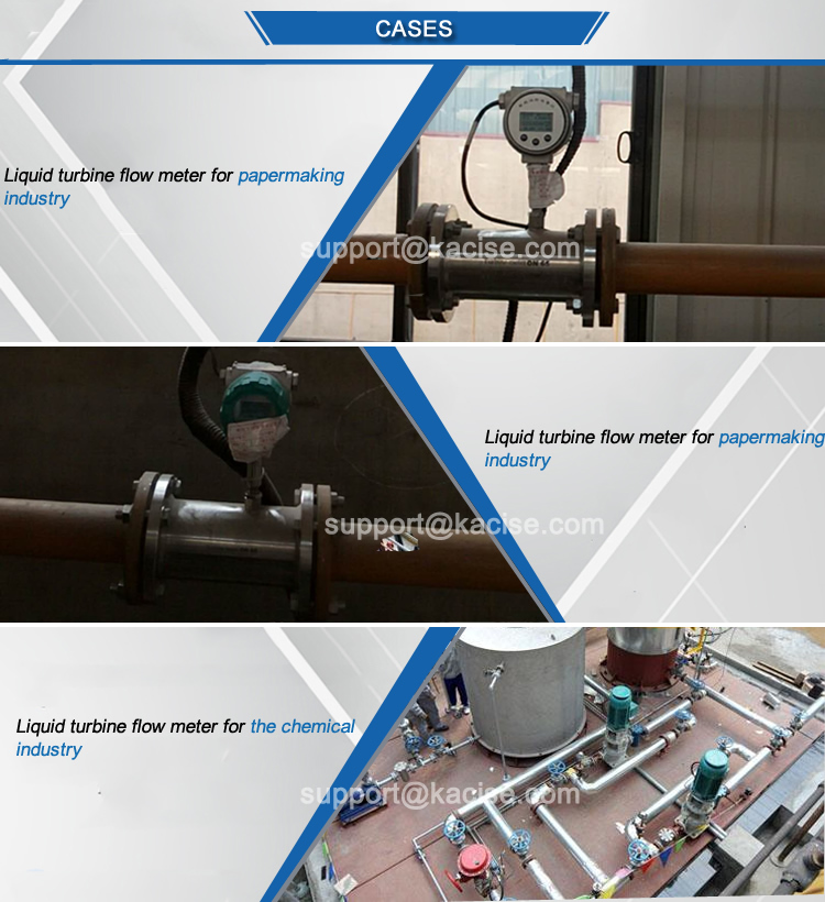 4~20mA RS485 Analog Flow Meter Turbine Flow Meter Hot Water Flow Meter