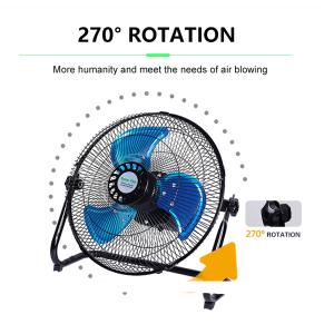 China Chargeable Solar Powered Panel Fan 12W AC Charging 3 Durability Eco Friendly wholesale