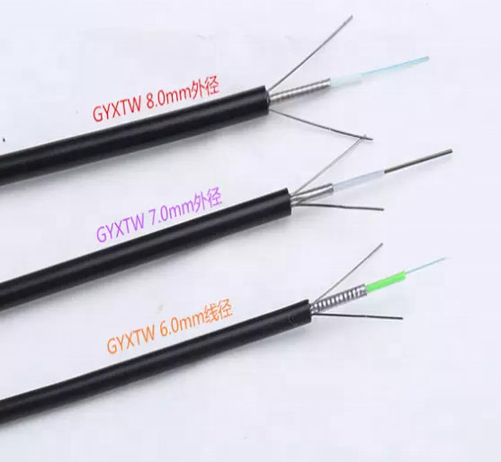 Central Tube 4 6 8 12 24 Core OD 6mm GYXTW Fiber Optic Cable