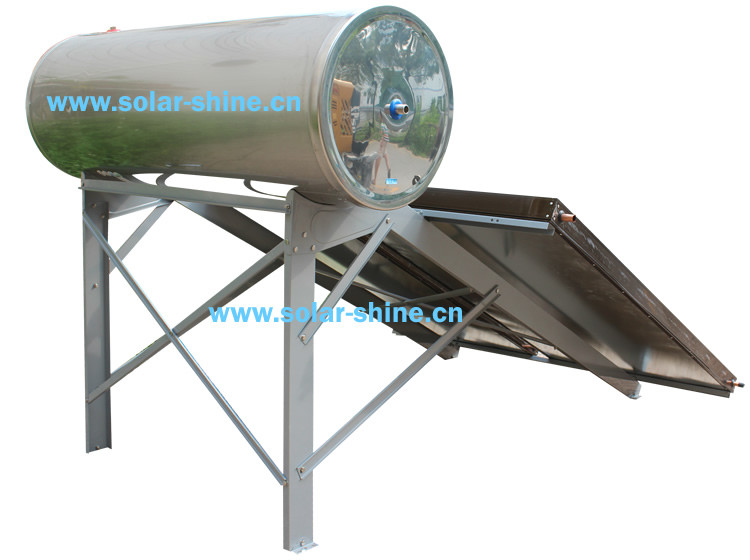 flat plate compact solar water heater 10