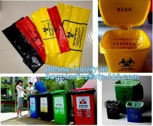 China PE biohazard garbage bag for hospital waste, infectious waste bags, medical Fluid bag, healthcare, health care, hospital wholesale