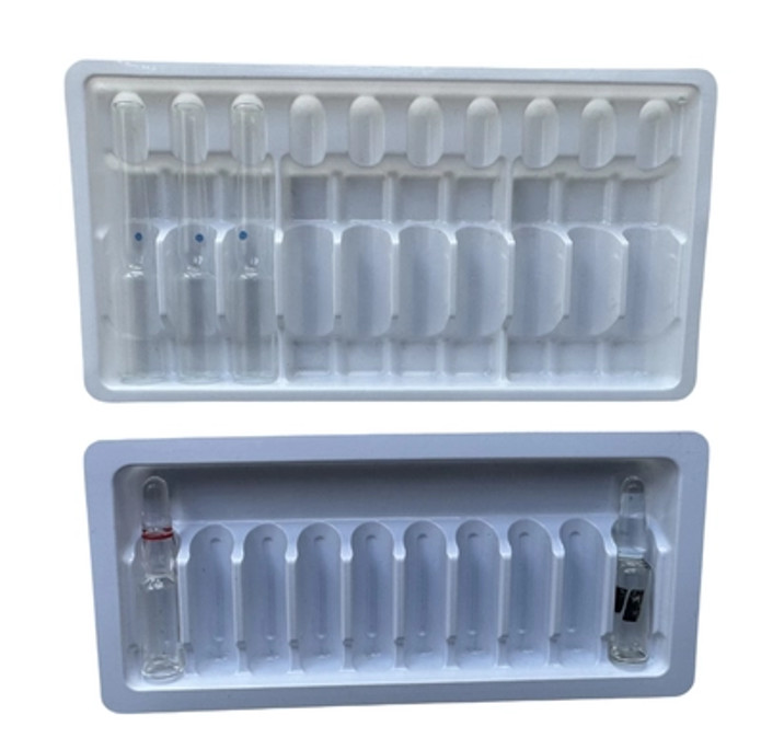 Shock-proof Non-toxic 1ml~10ml PET Ampoule Water Injection Tray