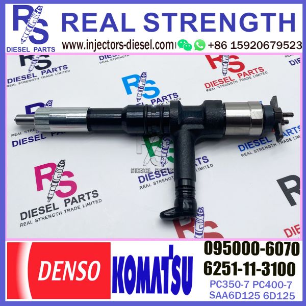 Common Rail Diesel Engine Fuel System 6251-11-3100 095000-6070 For PC350-7 PC400-7