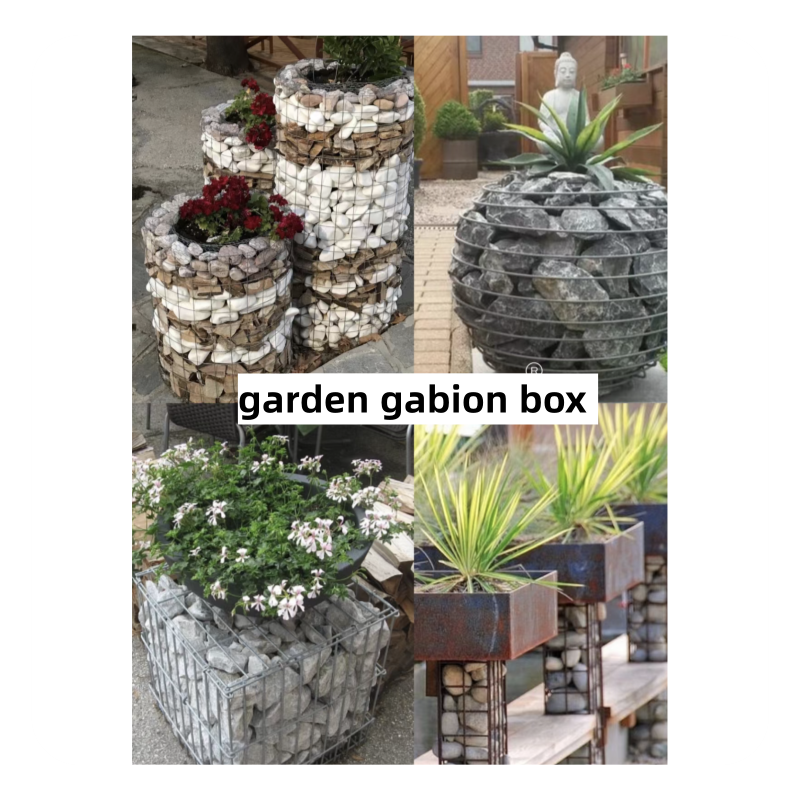 2x1x1m Welded Gabion Retaining Wall Heavy Duty Direct PVC Coated Wire Gauge 3.0mm-8.0mm