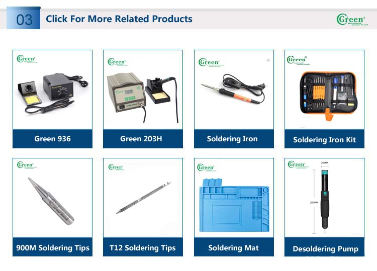 Hand Held Digital Soldering Desoldering Station Welding Equipment Green 942