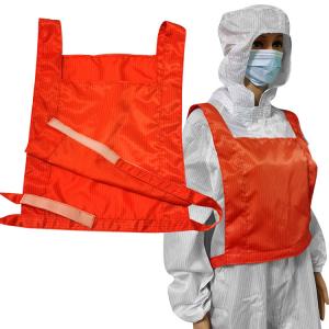 China Cleanroom Dust Free ESD High Visibility Safety Vest Conforms To IEC 61340 Standard wholesale