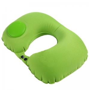 China New high quality customized automatic press type inflatable U neck pillow wholesale
