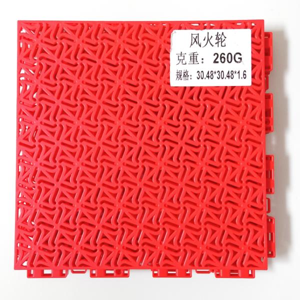 Green PP Tiles for Volleyball Tennis Badminton Basketball Court Outdoor Sports