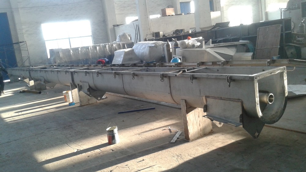 Hopper Screw Conveyor Transmission Mixing And Drying Multi Functional