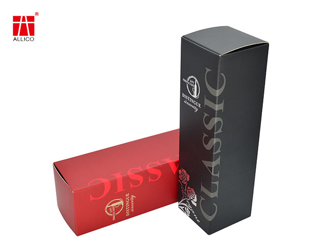 Recycled Whiskey Shipping Boxes , Double Wall Art Paper Box 4.87 X 4.875 X 12.5in