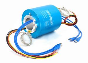 China 50mm USB2.0 Signal Transmission Vacuum Slip Ring 110v 2A wholesale