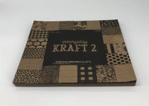 China Home Theme Festival Party Decorations For Kids , Brown Kraft Paper Placemats Intdoor wholesale