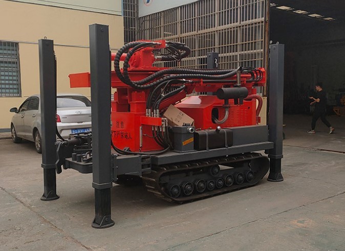 Water Well Rotary Drilling 180m Pneumatic Borewell Machine