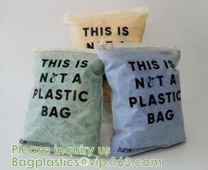China Biodegradable appreal Packaging, Compostable Pla Corn Starch Zipper Underwear, Clothing, Fur, Garment wholesale