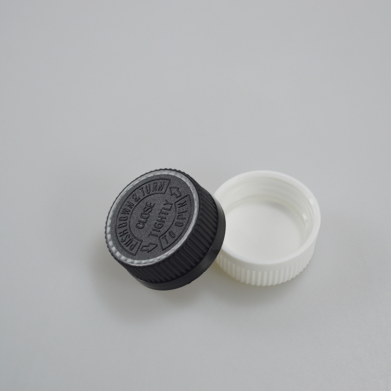 Child Resistant 38mm 38/410 Screw Cap for Custom Colors and Customizable Bottle Colors