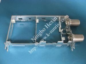 China f connector with shielding case wholesale
