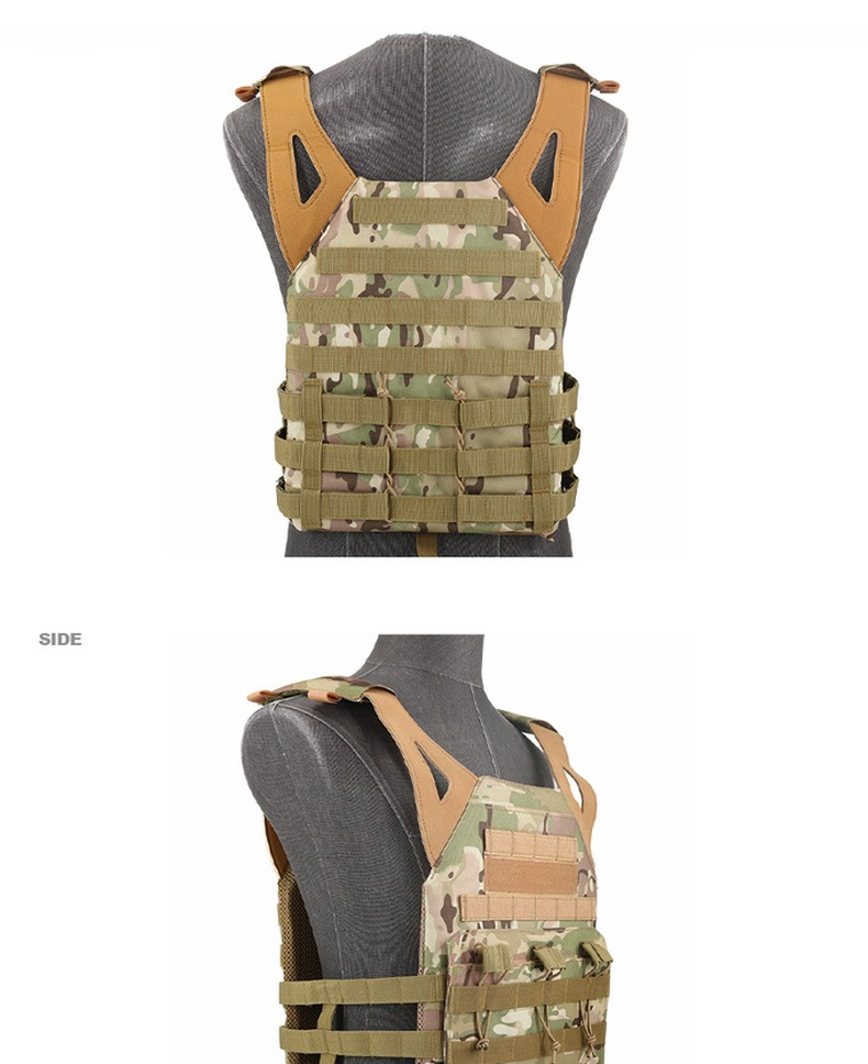 Molle System CP Protective Vest for Training Outdoor Activities One Size Fits All Adjustable