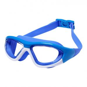 China 3D Double Sealed Silicone Frame Wide View Swimming Goggles For Kids wholesale