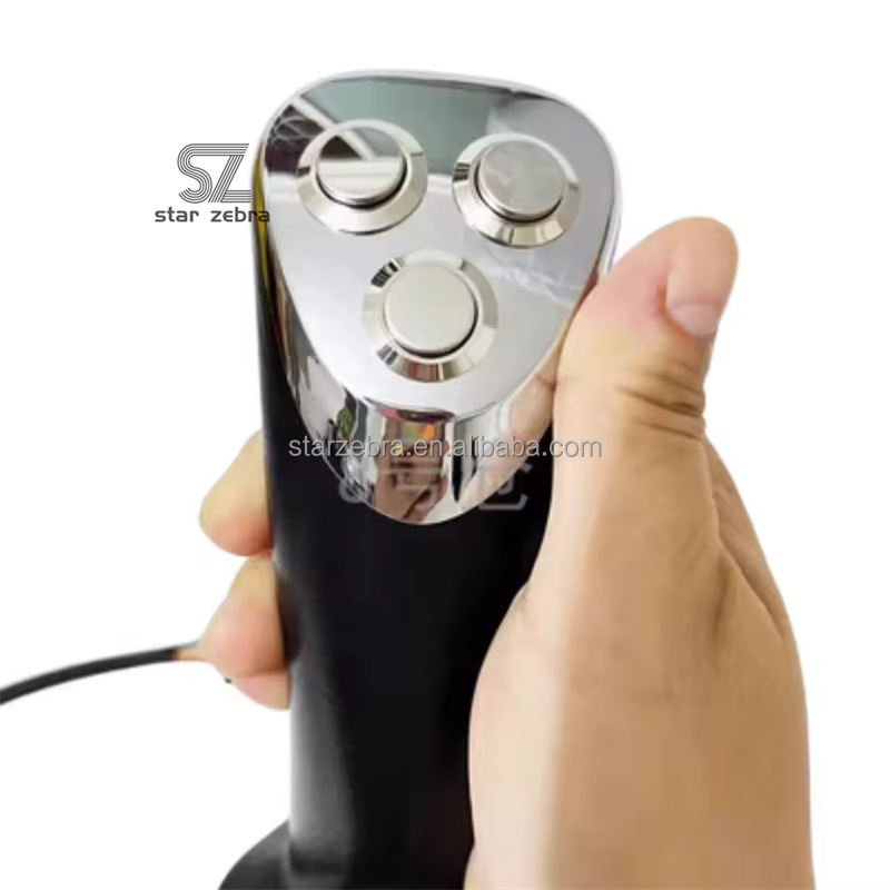 3 Button Joystick Handle for Excavator Spare Parts in Machinery Repair Shops Wood Grabber