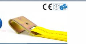 China Rust Resistant Polyester Ratchet Tie Down Straps 2 Inches wholesale