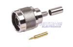 Solderless Connectors Jack Plug Male Polarity Low Loss Cable