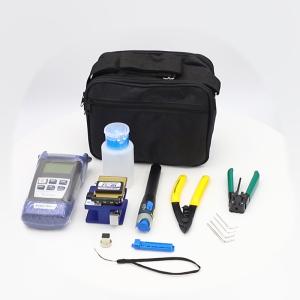 China Ftth Fiber Optic Tool Kit 9 Pcs Black wholesale