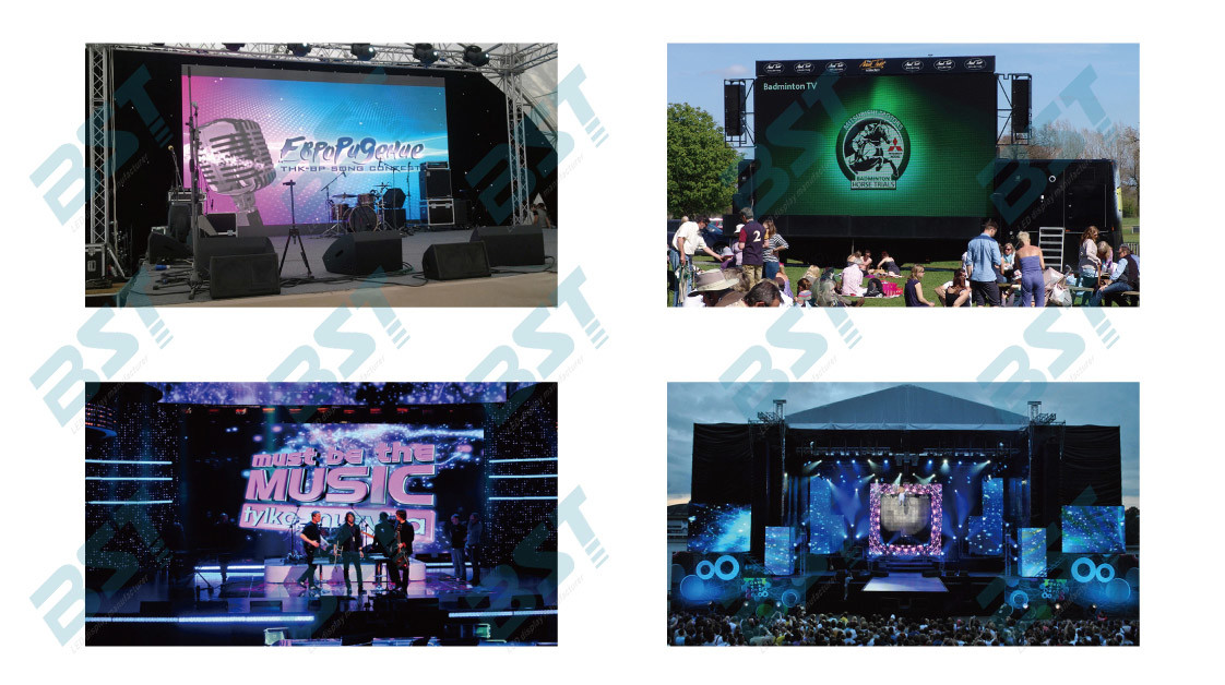 HD Light Weight P3.91mm Rental Led Display , led video wall for Stage Music Concert