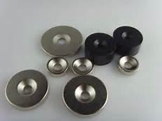 China Block ndfeb magnet with countersink hole N52 wholesale