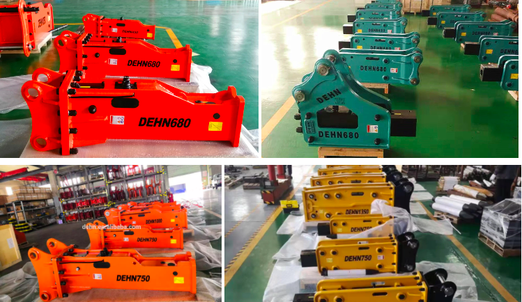 13.5cm Crawler Excavator Skid Steer Hydraulic Breaker Hammer Pile Driving