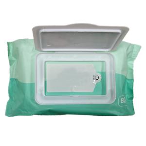 China Spunlace Water Non Woven Wet Wipes Lavender Meshed Sensitive Cleaning wholesale
