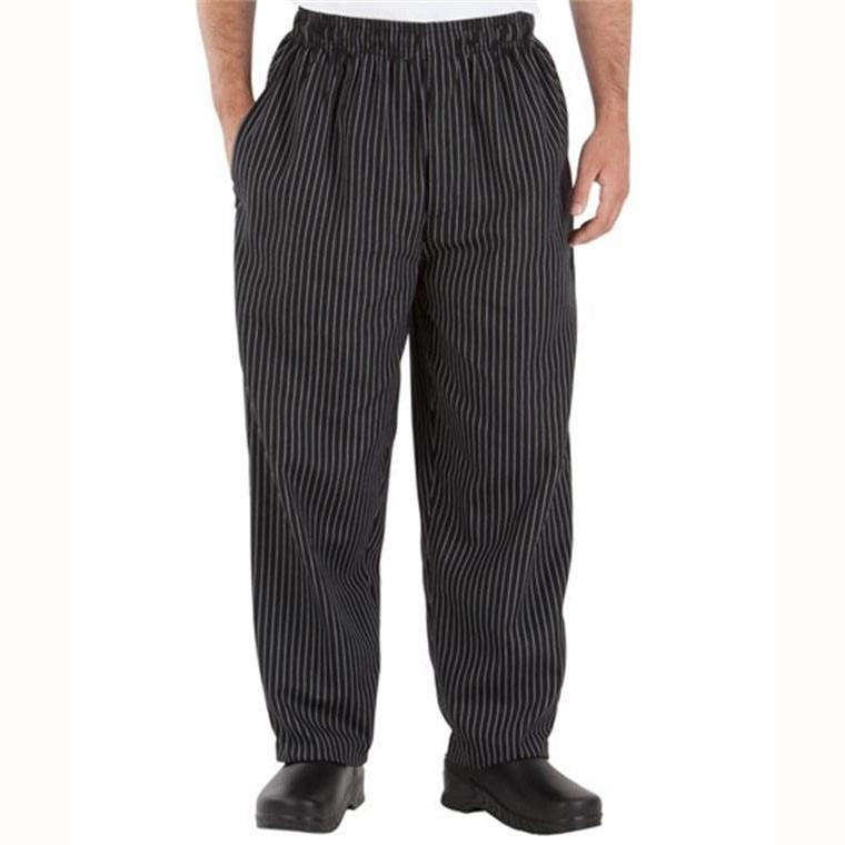 Professional Printed Elastic Waistband Kitchen Cooking Chef Pants