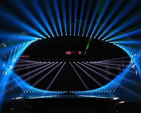17 Gobos Spot Moving Head Light Sharpy 200w With Four Touch Switch Display