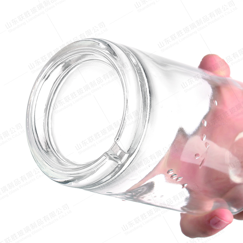 Body Material Glass Round Empty Bottle for Wine Gin Rum Brandy Vodka Liquor 750ml 500ml
