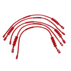 China Plastic Paintball Barrel Pull Thru Squeegee Red Color For Outdoor Sports wholesale