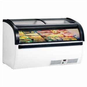 China Accurate Temperature Display Chest Freezer , Commercial Chest Freezer Glass Top wholesale