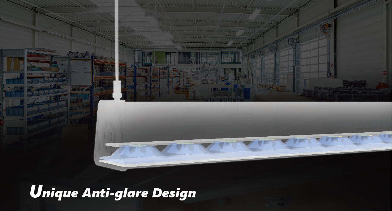 2700k 150LM/W Linear Led Ceiling Lights For Office Illumination