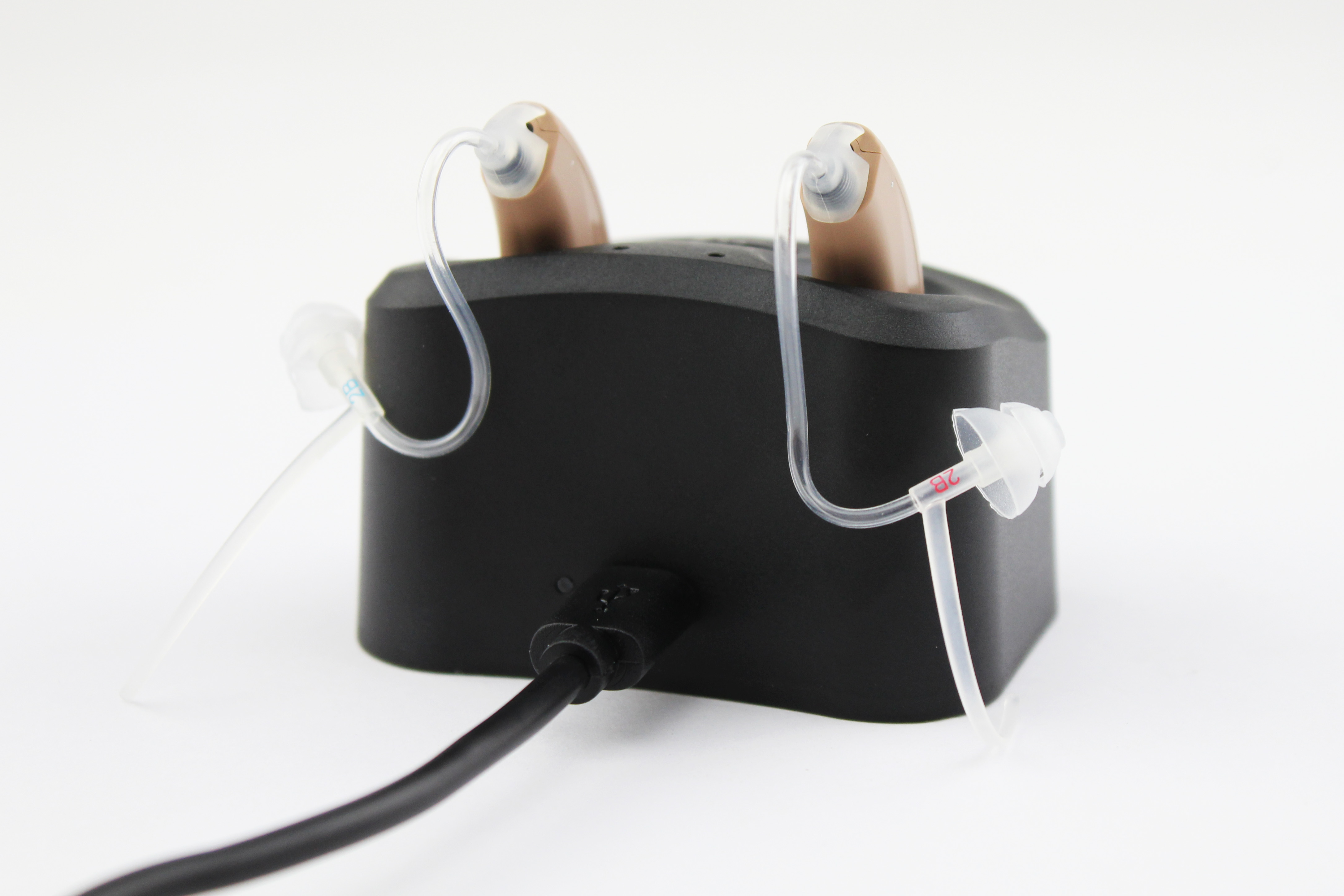 Behind The Ear BTE Rechargeable Hearing Aids With Noise Cancellation