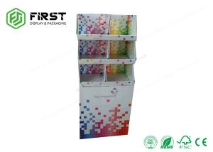 China Customized Printing Recyclable Cardboard POP Displays , Retail Floor Paper Displays For Supermarket wholesale