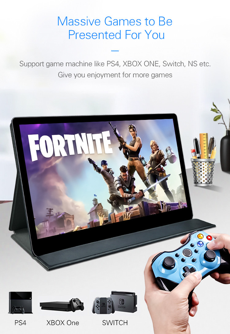 220cd/M2 Brithgness 1080P 13.3" Narrow Bezel IPS Portable Monitor