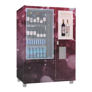 China Intelligent Wine Vending Machine Whiskey Beer Red Elevator For France 22 Inch wholesale