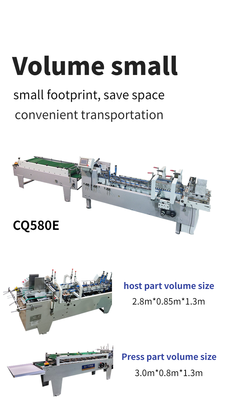 Automatic Box Making Folder Gluer Machine for Timely Delivery and Suitable Box Sizes