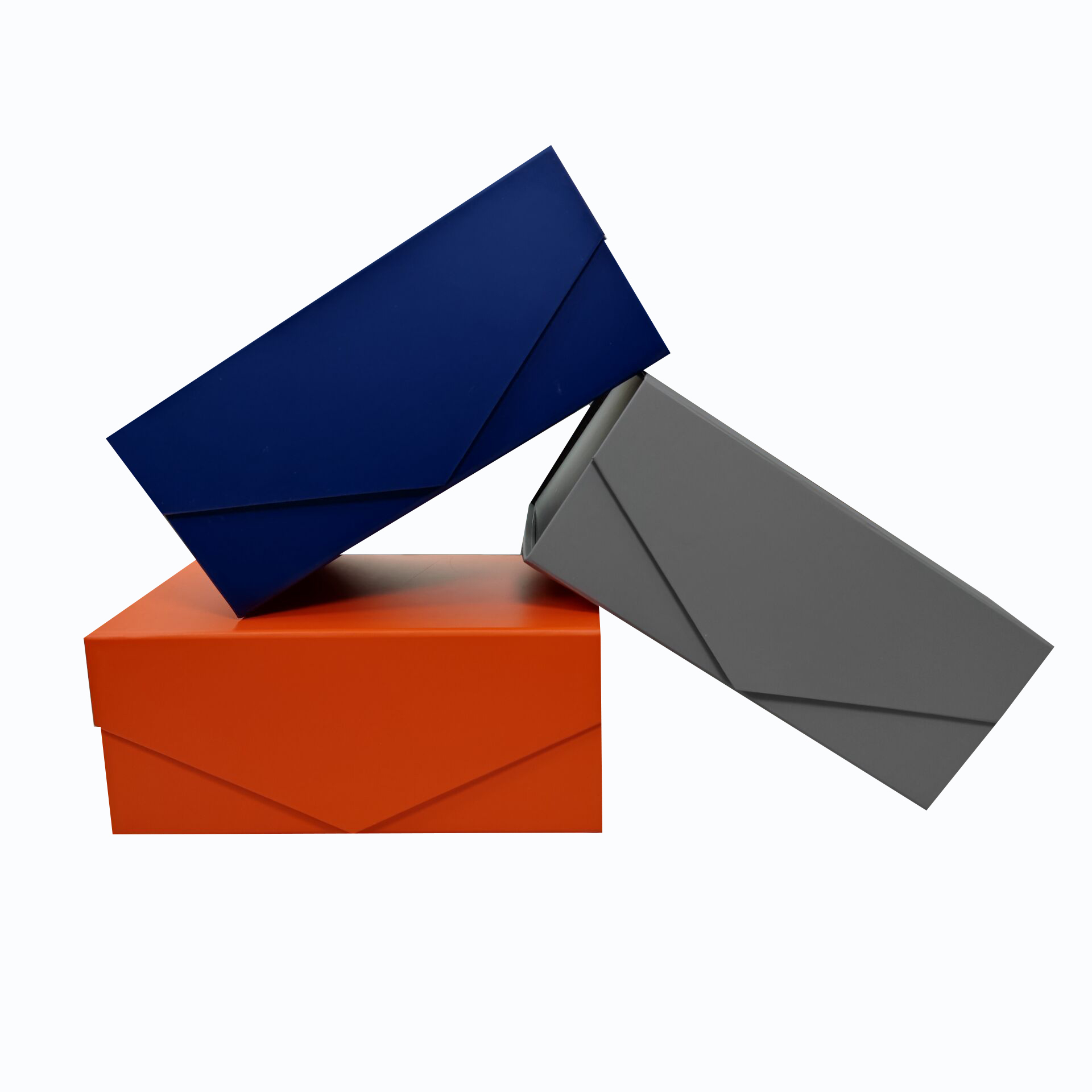 Luxury Cardboard Rigid Collapsible Box Folding Magnetic Paper Box For Gift Packaging