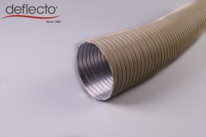 China 500mm Semi Rigid Flexible Duct / Flexible Heating Duct With Resin Coated wholesale